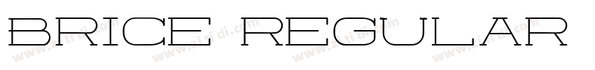 Brice Regular Expand字体转换